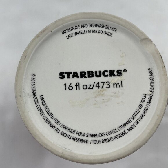 Starbucks 16oz (2) Cold Cup Tumbler (1) Ceramic Mug Holiday Lot Of 3 Logo - Picture 10 of 11